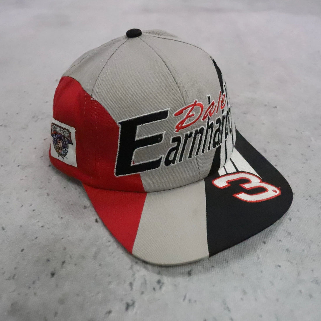Vintage Dale Earnhardt 50th Anniversary Racing Snapback Hat OSFA NASCAR