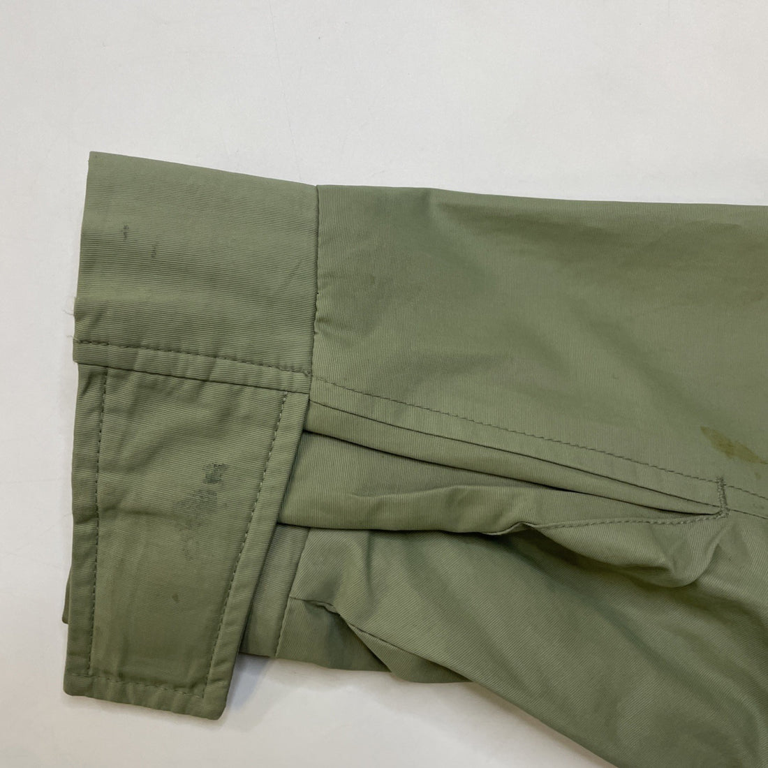 Vintage Woolrich Bomber Jacket Size Large Green Fleece Lined