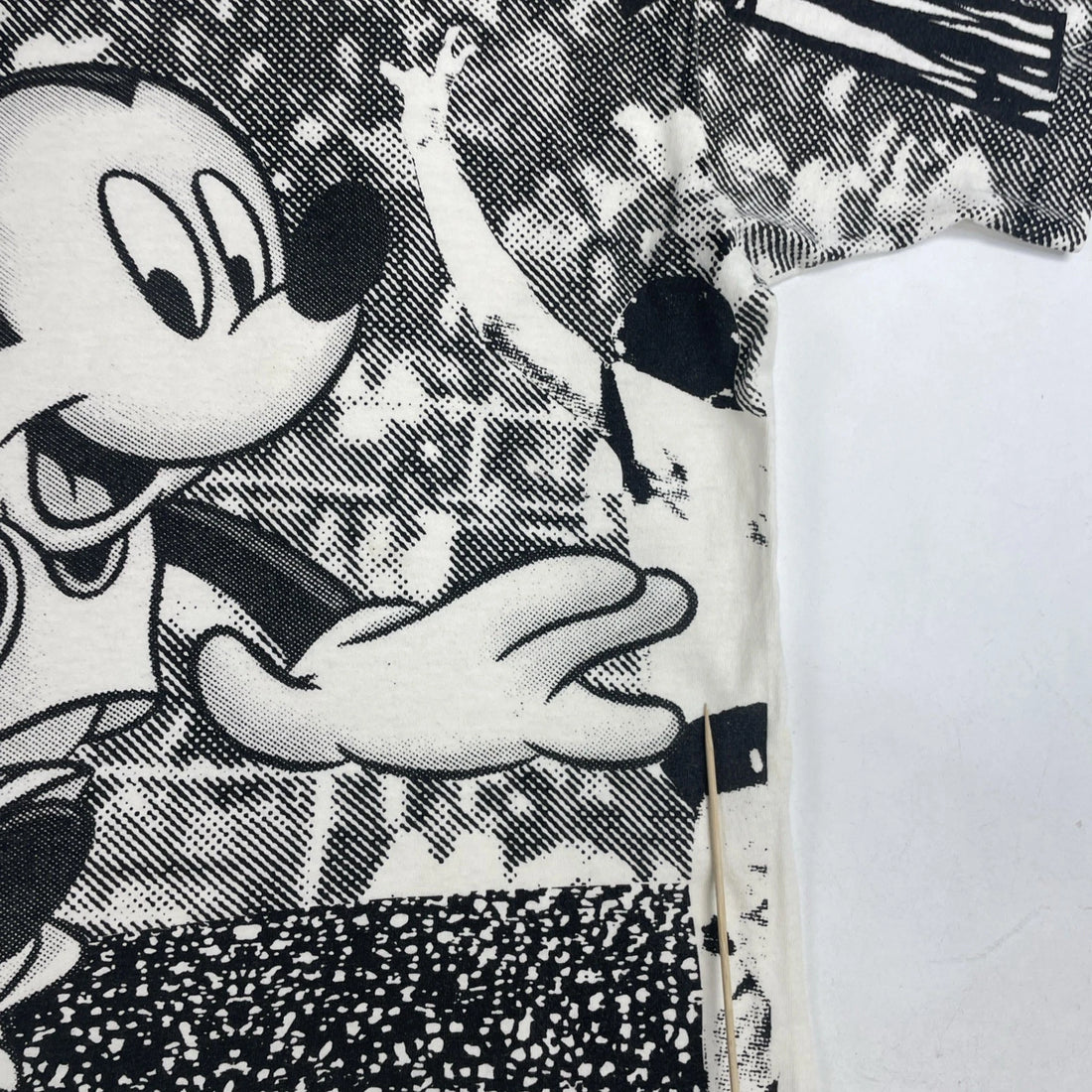 Vintage Mickey Mouse Basketball T-Shirt One Size All Over Print 90s