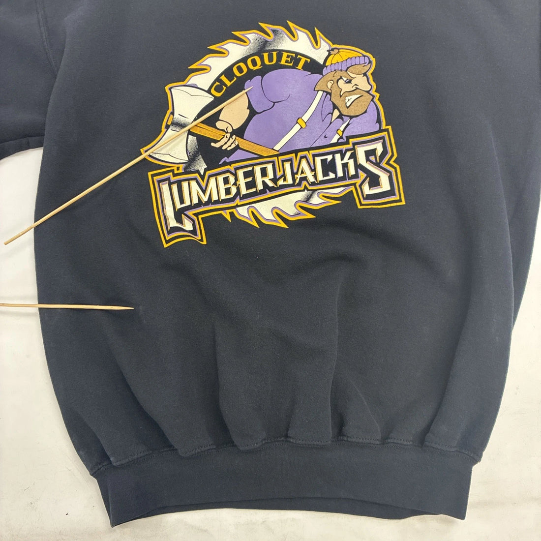 Vintage Cloquet Lumberjacks Crewneck Sweatshirt Size Medium