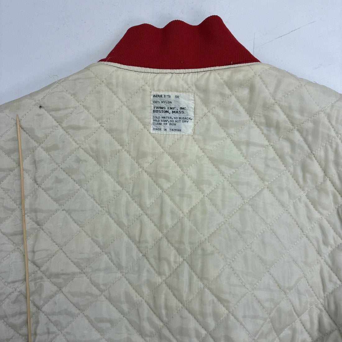 Vintage Boston Red Sox Satin Bomber Jacket Size 2XL MLB
