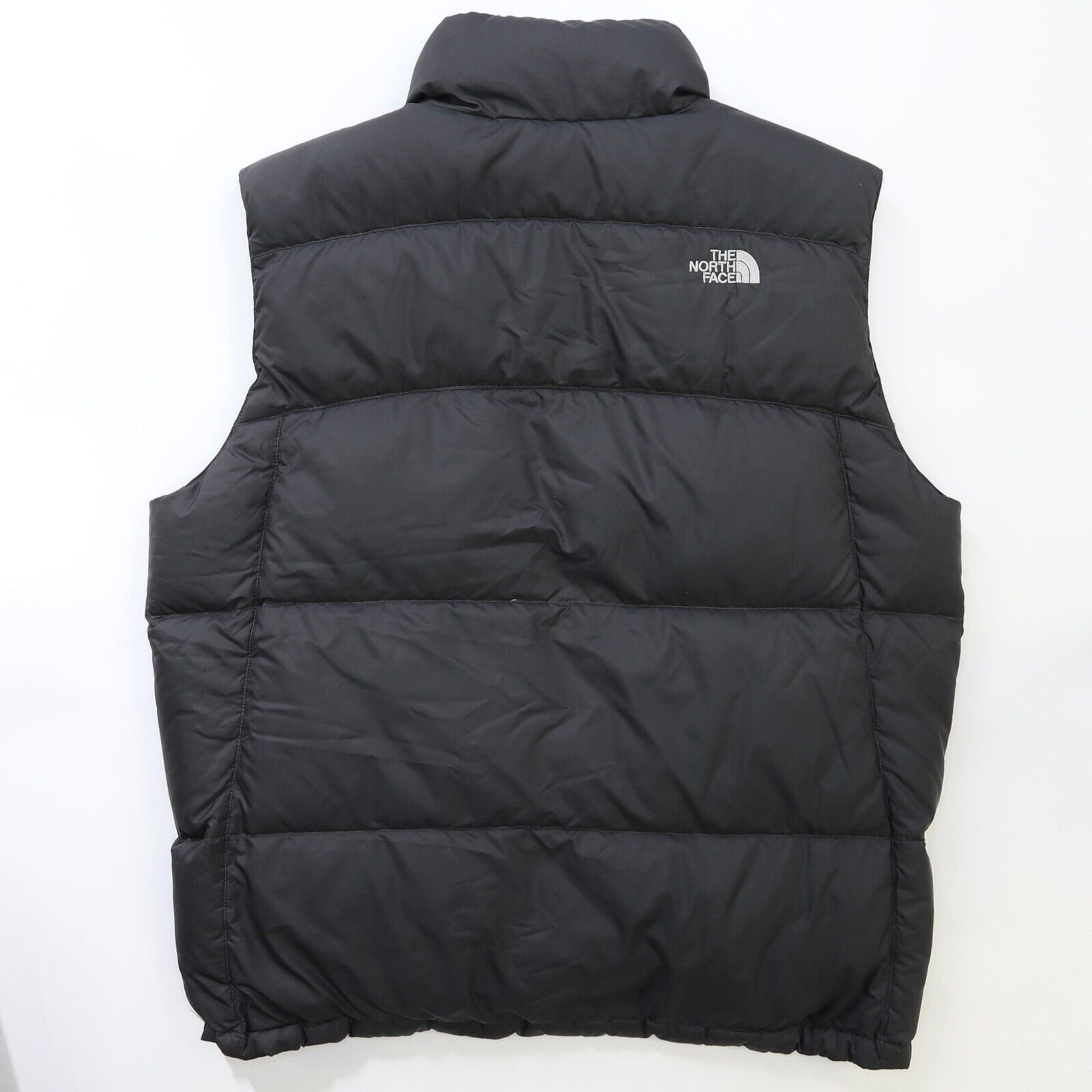 North face black puffer vest best sale