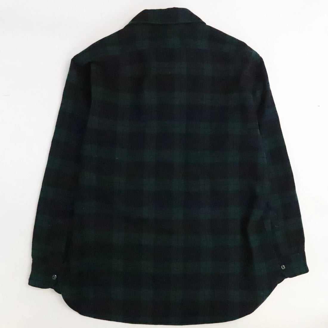 Vintage Pendleton Wool Lodge Button Up Shirt Size XL Green Plaid