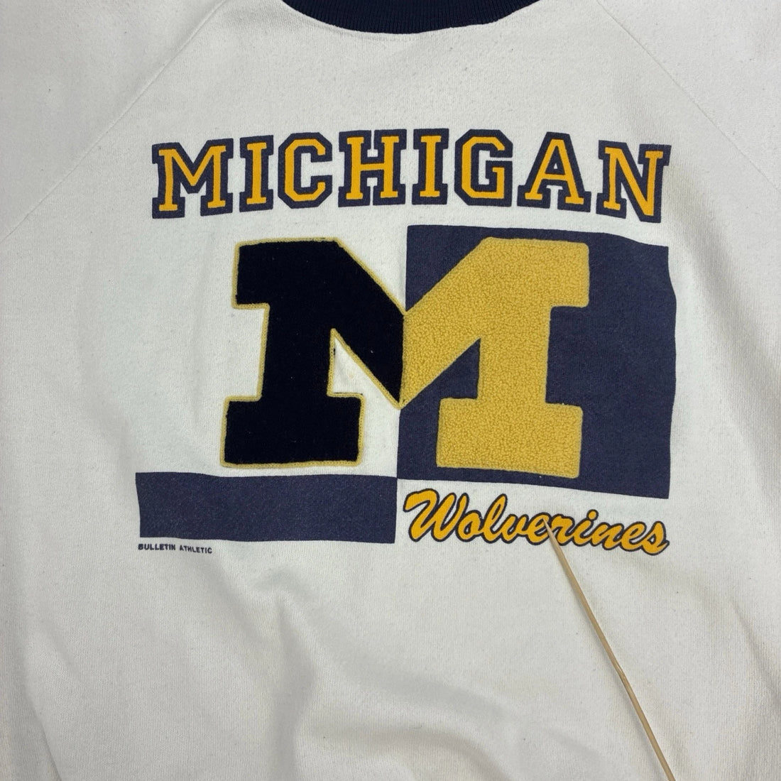 Vintage Michigan Wolverines Crewneck Sweatshirt Size Large 90s NCAA