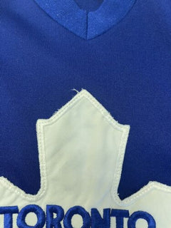 VTG Toronto Maple Leafs Sandow SK Sporting Knit Jersey RARE Durene 1970s  Small