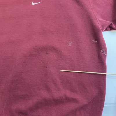 Vintage Nike Crewneck Sweatshirt Size 2XL Red Embroidered Swoosh
