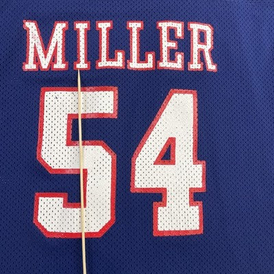 Vintage Miller Genuine Draft Football Jersey Size Large Beer Promo