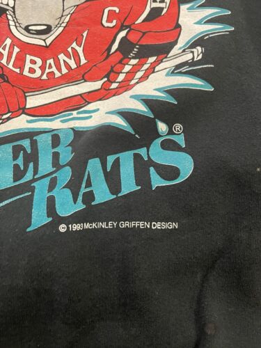 Vintage Albany River Rats Breakthrough Crewneck Sweatshirt XL 1993 90s AHL