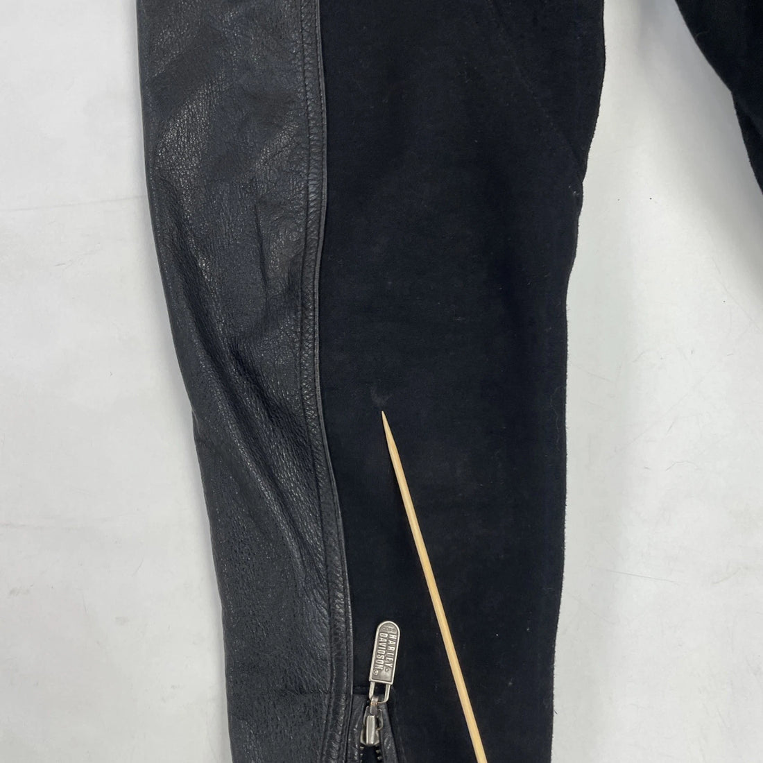 Harley Davidson Leather Wool Motorcycle Cafe Racer Jacket Womens Medium