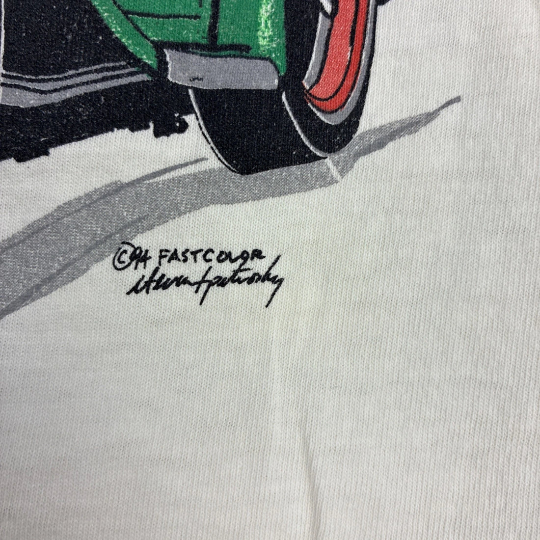 Vintage MG Racing British Classic T-Shirt Medium Double Sided 1994 90s