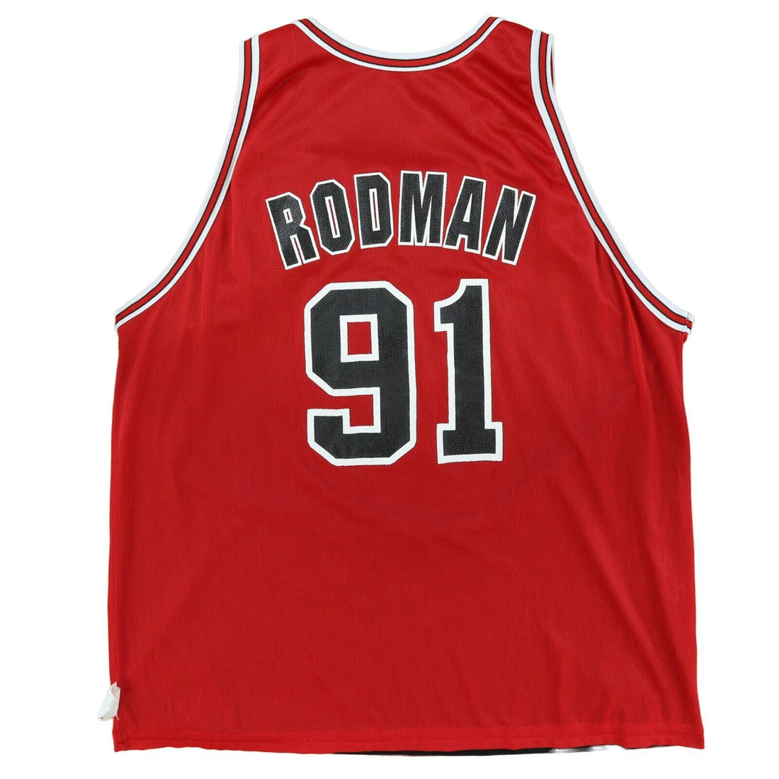 Vintage Chicago Bulls Dennis Rodman Champion Jersey Size 52 Reversible 90s NBA