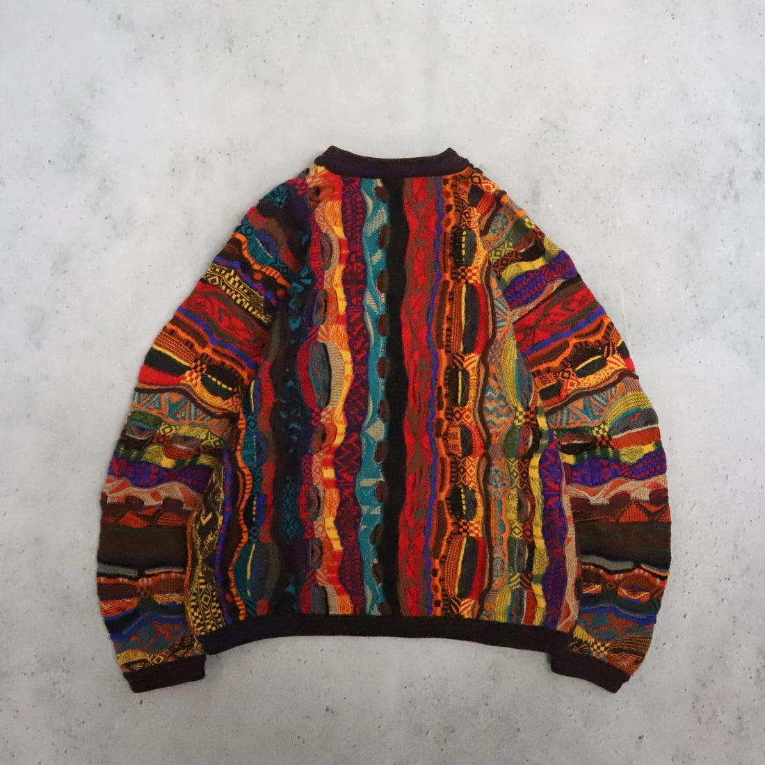 Coogi Australia 3D Knit Crewneck Sweater Size Large