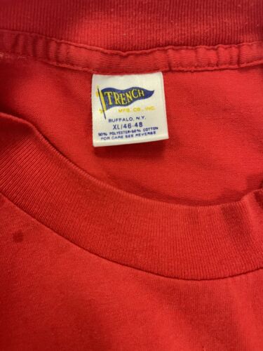 Vintage St Louis Cardinals The Big Hit Trench T-Shirt XL Made USA 1989 80s MLB