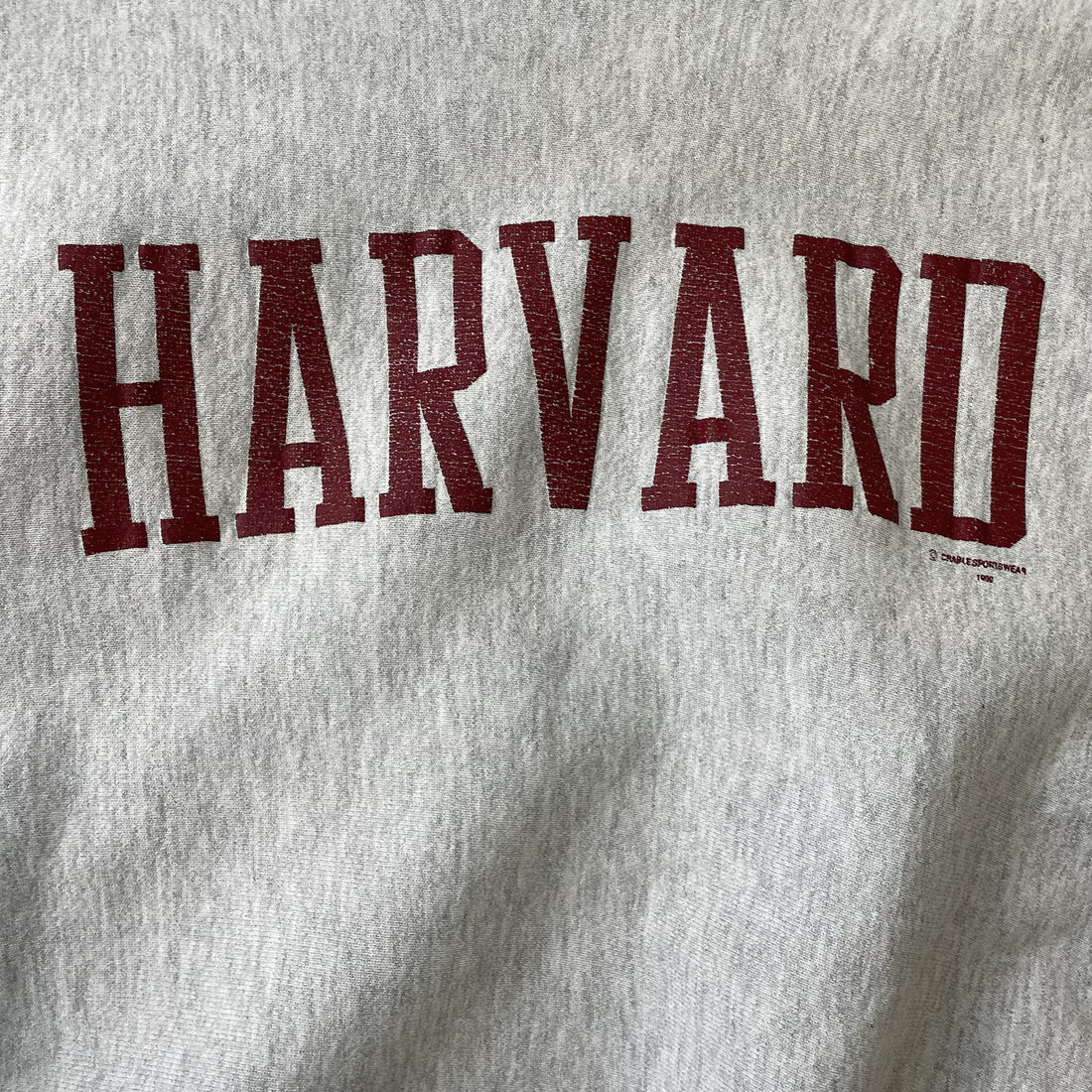 Vintage Harvard Crimson Crewneck Sweatshirt Size XL Double Sided 90s