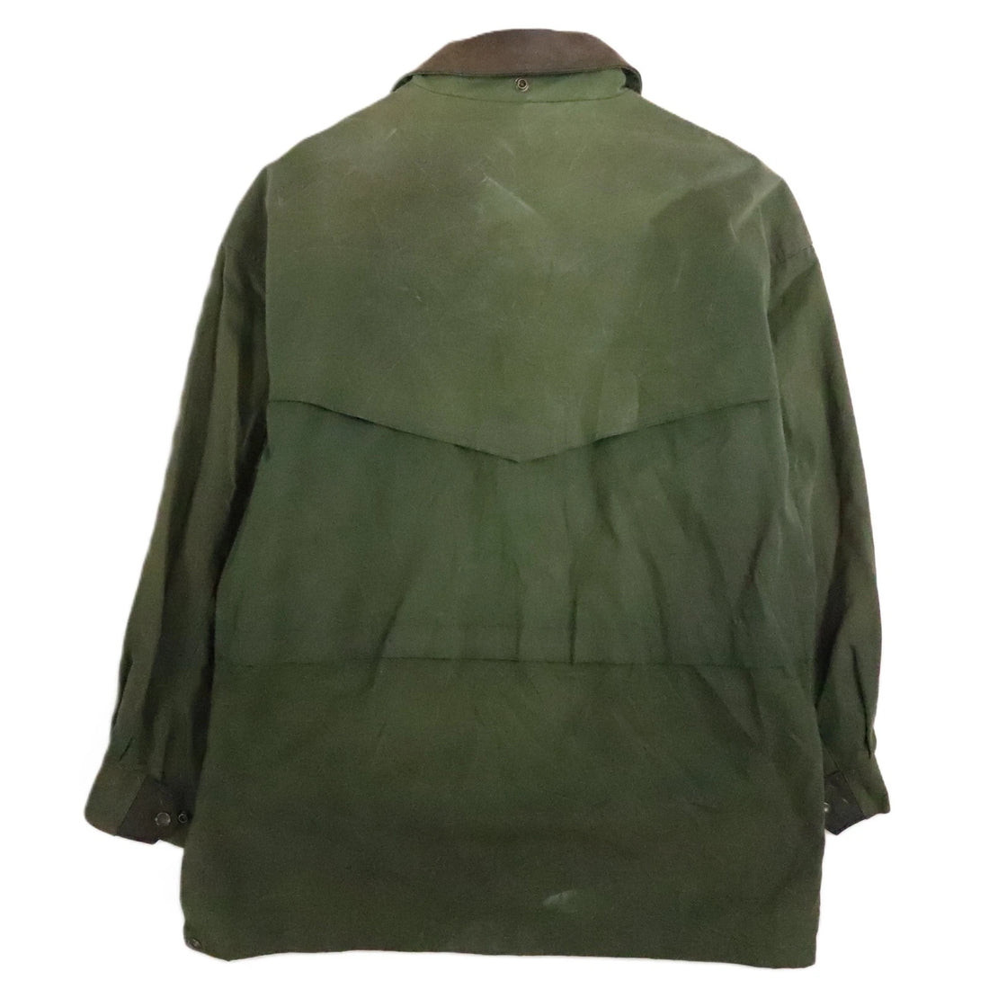 Vintage Australian Outback Waxed Cotton Coat Jacket Size XL Green