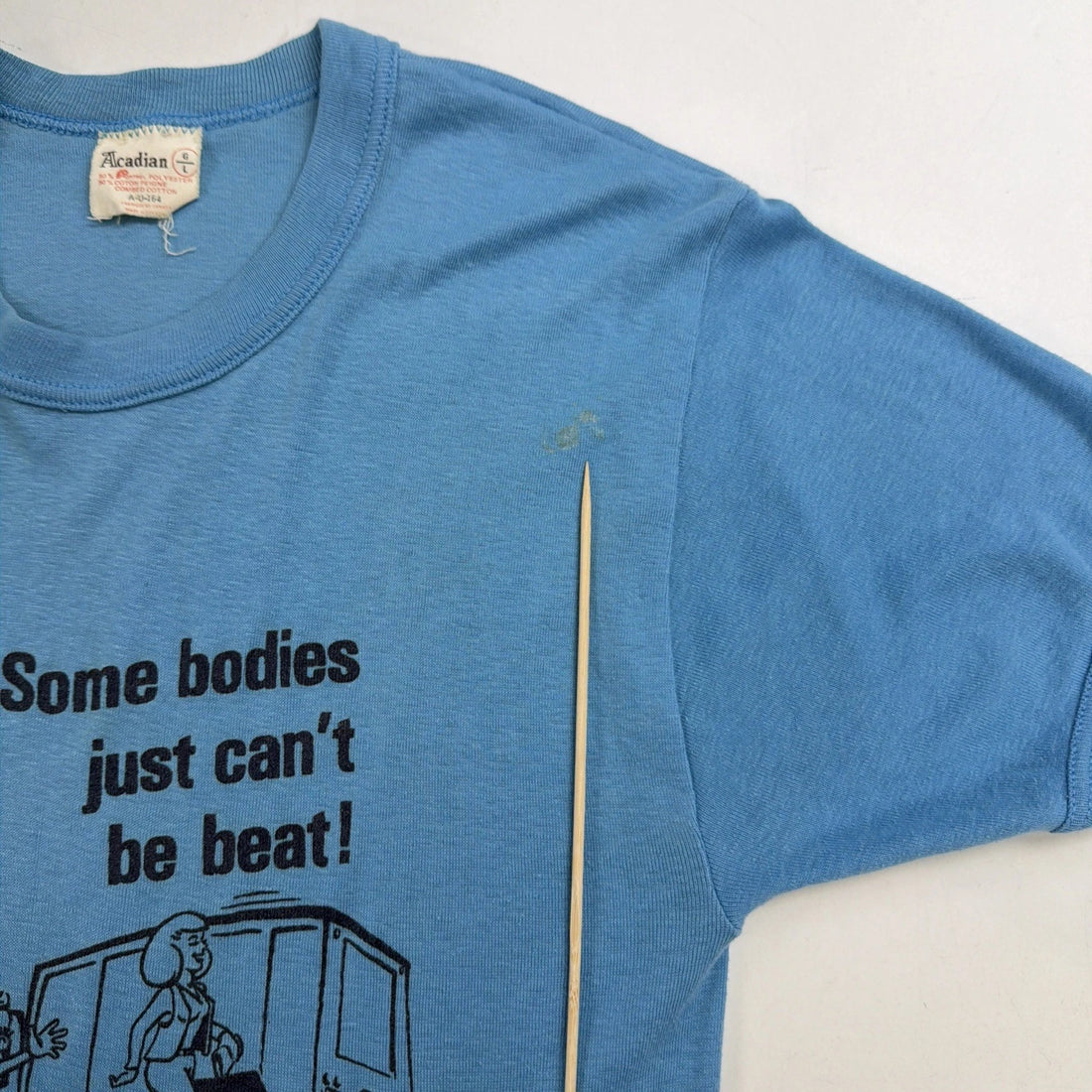 Vintage Fontaine Acadian T-Shirt Size Large 80s
