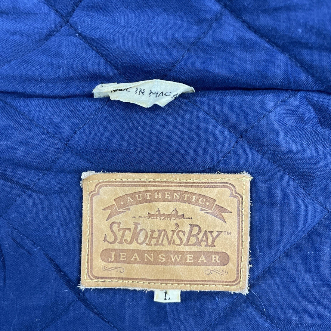 Vintage St. John's Bay Barn Coat Chore Work Jacket Size Large Green