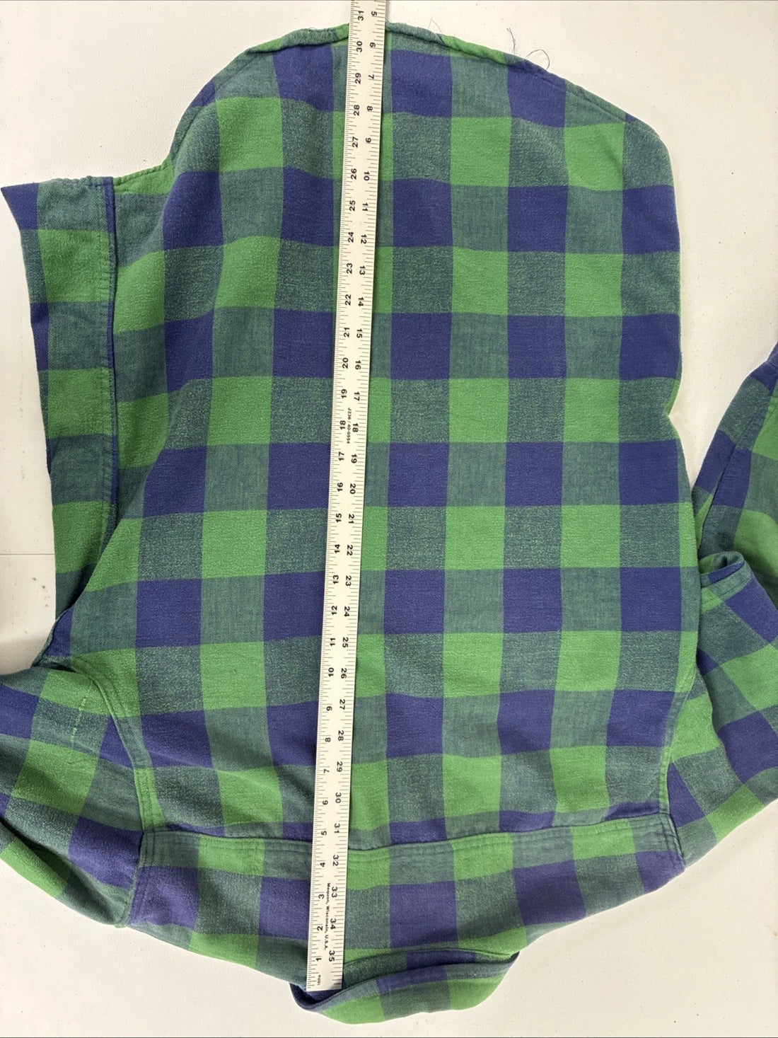 Vintage St John's Bay Button Up Shirt Size Medium Buffalo Plaid