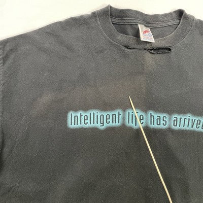 Vintage Intelligent Life Has Arrived Independence 4 ID4 Software T-Shirt XL