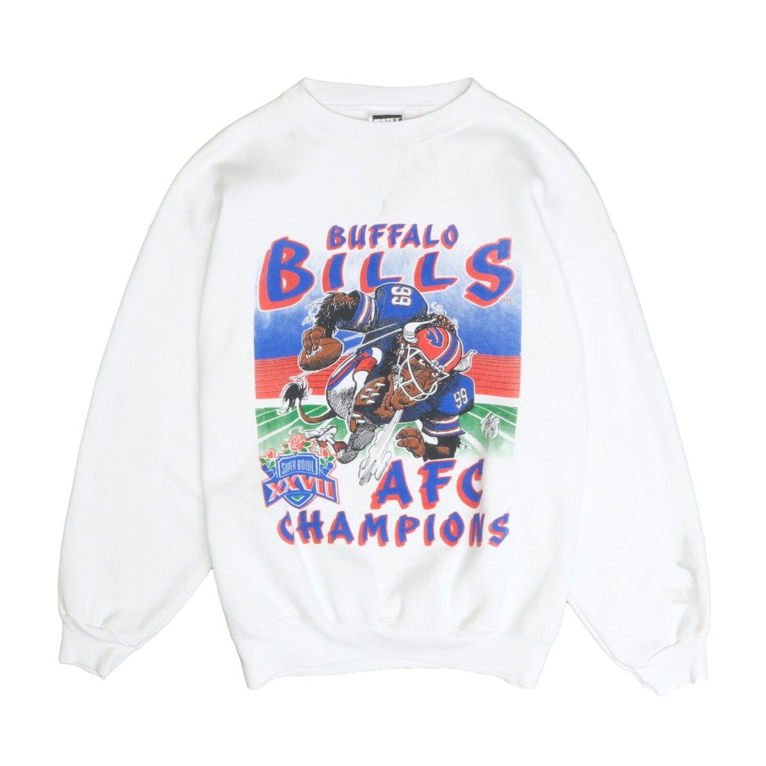 Vintage Buffalo Bills Super Bowl XXVII Sweatshirt Crewneck Size XL