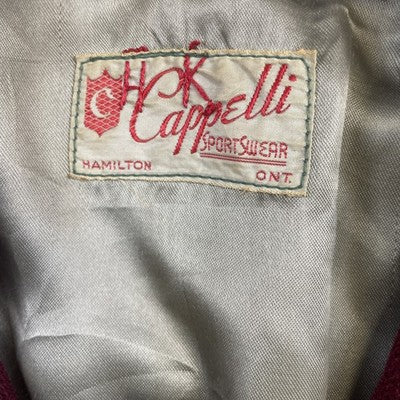 Vintage McMaster University Cappelli Wool Varsity Jacket Size Medium 1968 60s
