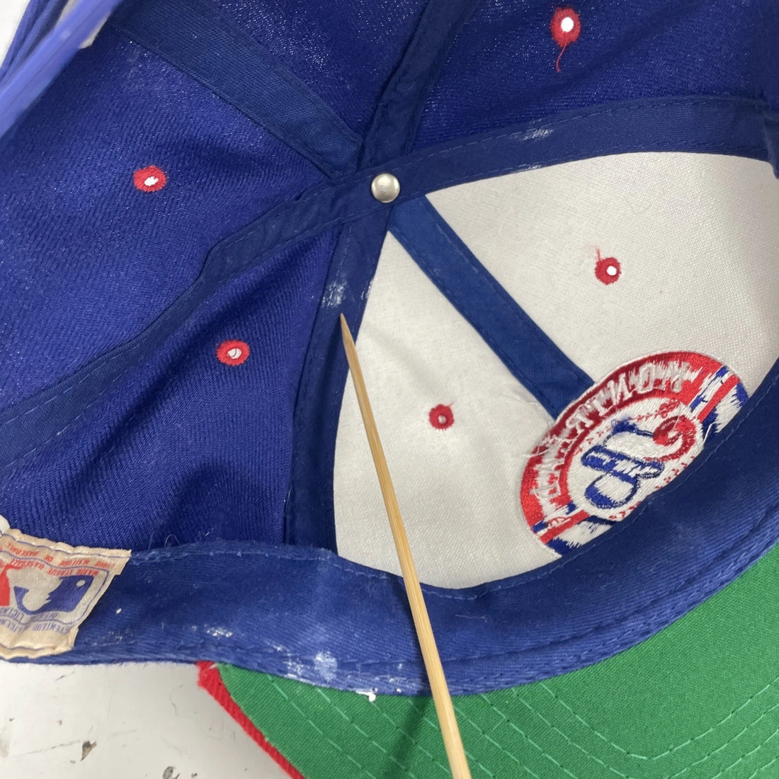 Vintage Montreal Expos Wool Starter Snapback Hat Cap OSFA 90s MLB