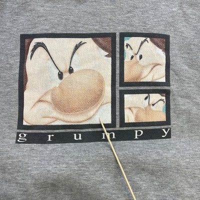 Vintage Snow White Grumpy Disney Crewneck Sweatshirt Size XL