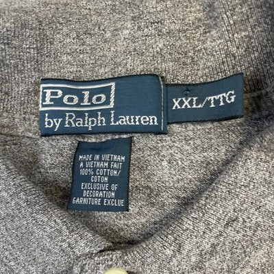 Vintage Polo Ralph Lauren Rugby Shirt Size 2XL Gray