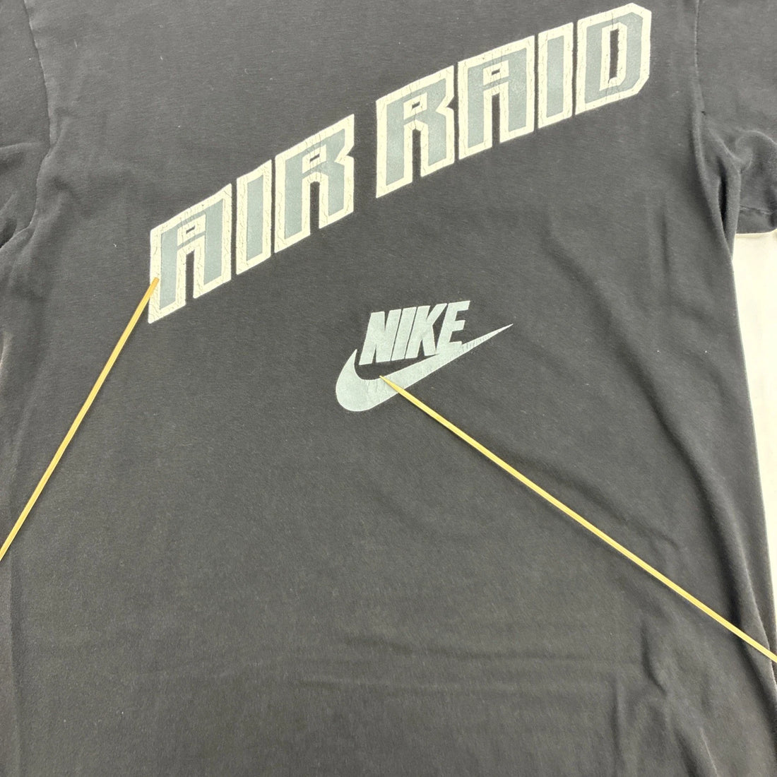Vintage Nike Air Raid T-Shirt Size Small 80s 90s