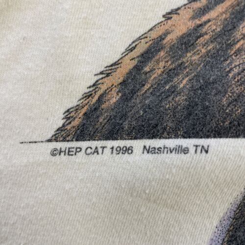 Vintage Cat Parody T-Shirt Size Large 1996 90s