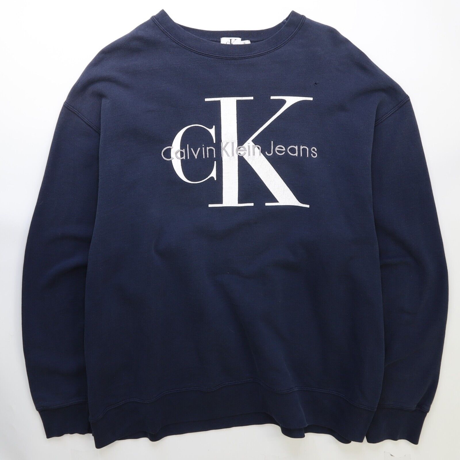 Calvin klein blue sweatshirt best sale