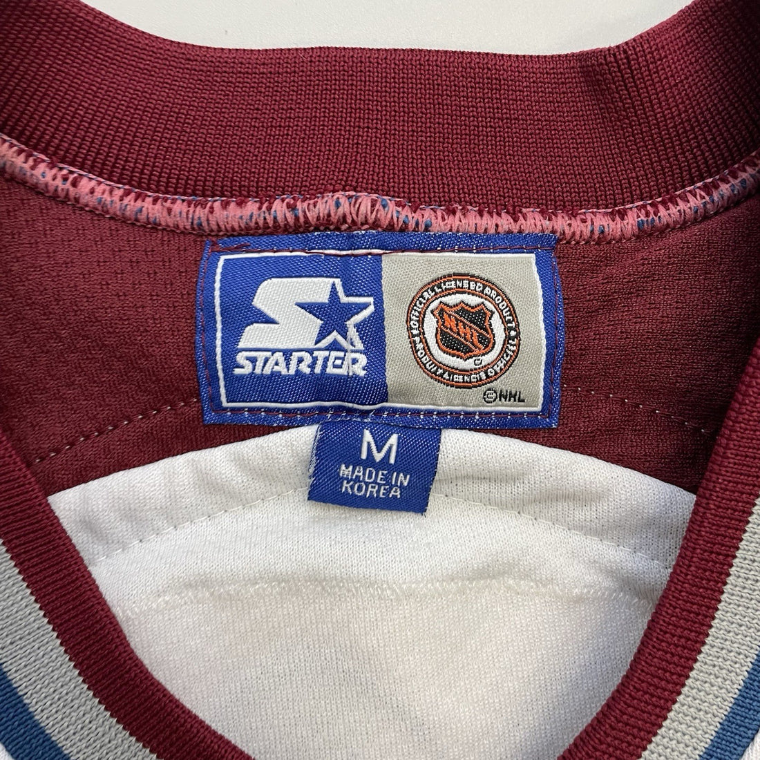 Vintage Colorado Avalanche Patrick Roy Starter Jersey Size Medium NHL