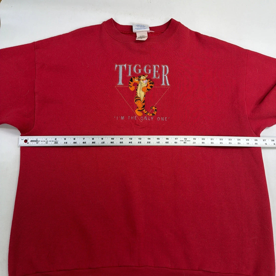 Vintage Tigger Winnie The Pooh Disney Crewneck Sweatshirt Size 2XL Red