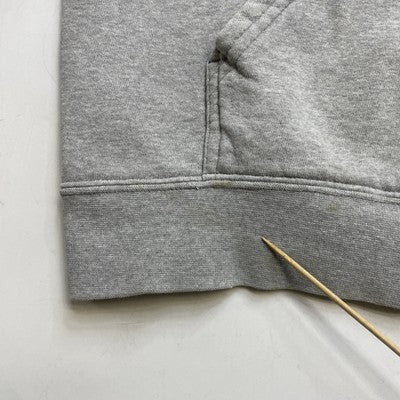 Vintage Nike Middle Swoosh Sweatshirt Hoodie Size XL Gray Embroidered
