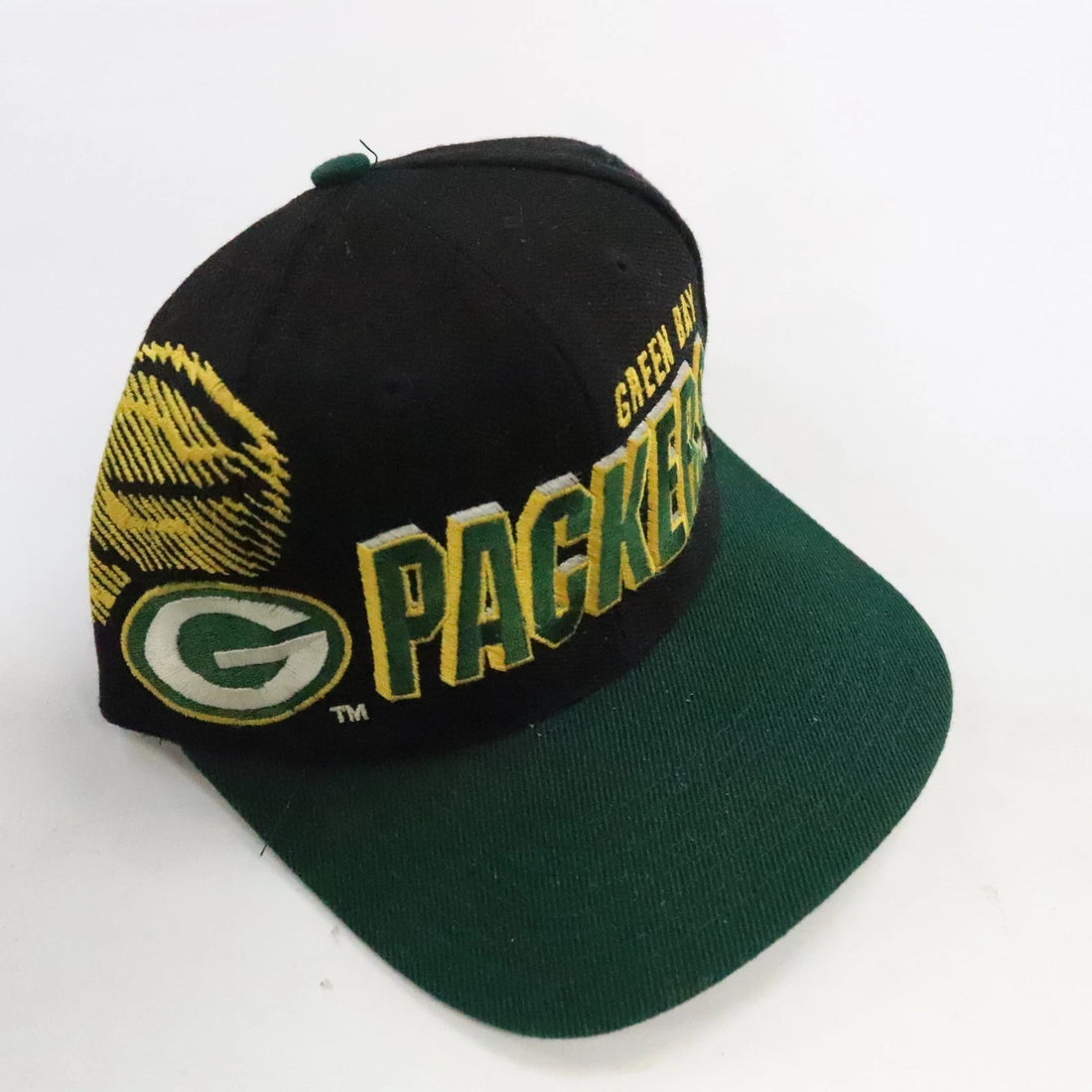Vintage Green Bay Packers Wool Shadow Sports Specialties Snapback Hat OSFA NFL