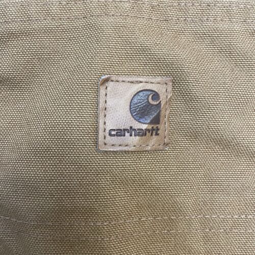 Carhartt Canvas Carpenter Double Knee Work Pants Size 33 X 30 Brown