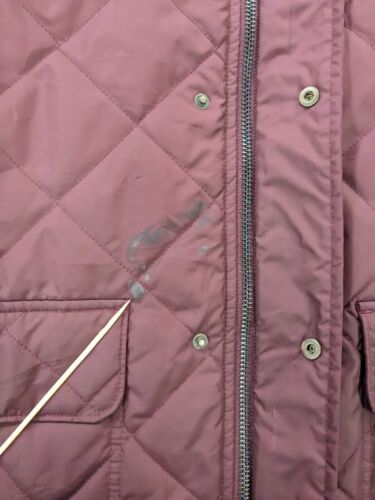 Vintage Polo Ralph Lauren Quilted Coat Jacket Size Large Red