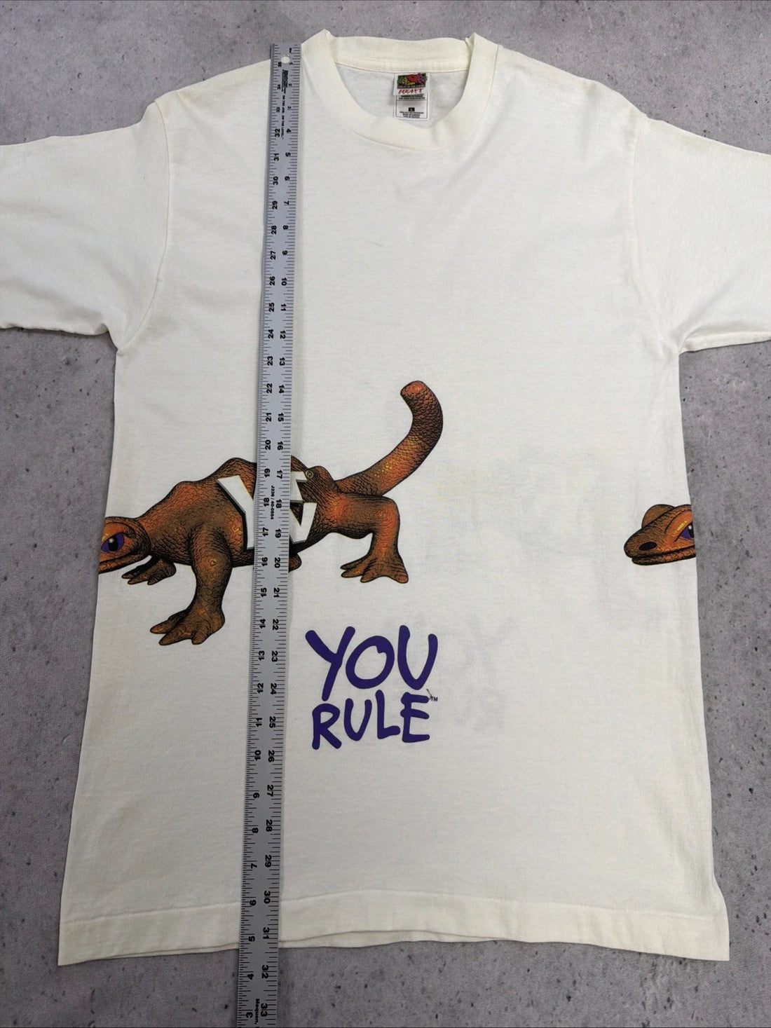 Vintage YTV You Rule TV Promo T-Shirt Size Large Cartoon