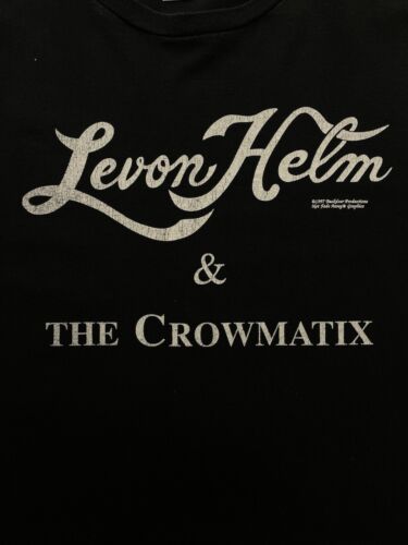 Vintage Levon Helm & The Crowmatrix Live Tour T-Shirt Size XL 1997 90s