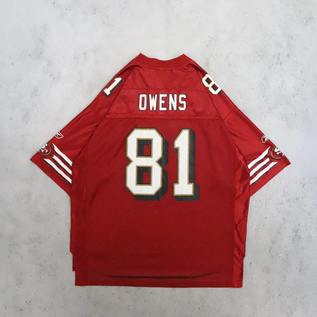 Vintage San Francisco 49ers Terrell Owens Reebok Jersey Size XL NFL