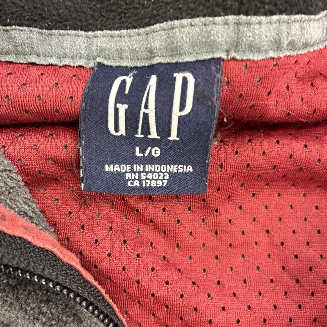 Gap 1/4 Zip Fleece Jacket Size Large