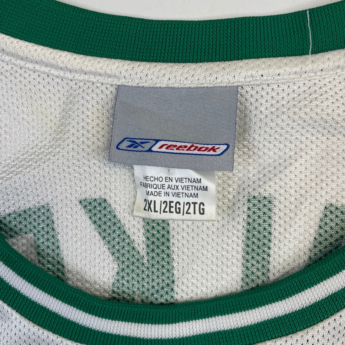 Vintage Boston Celtics Antoine Walker Reebok Jersey Size 2XL NBA
