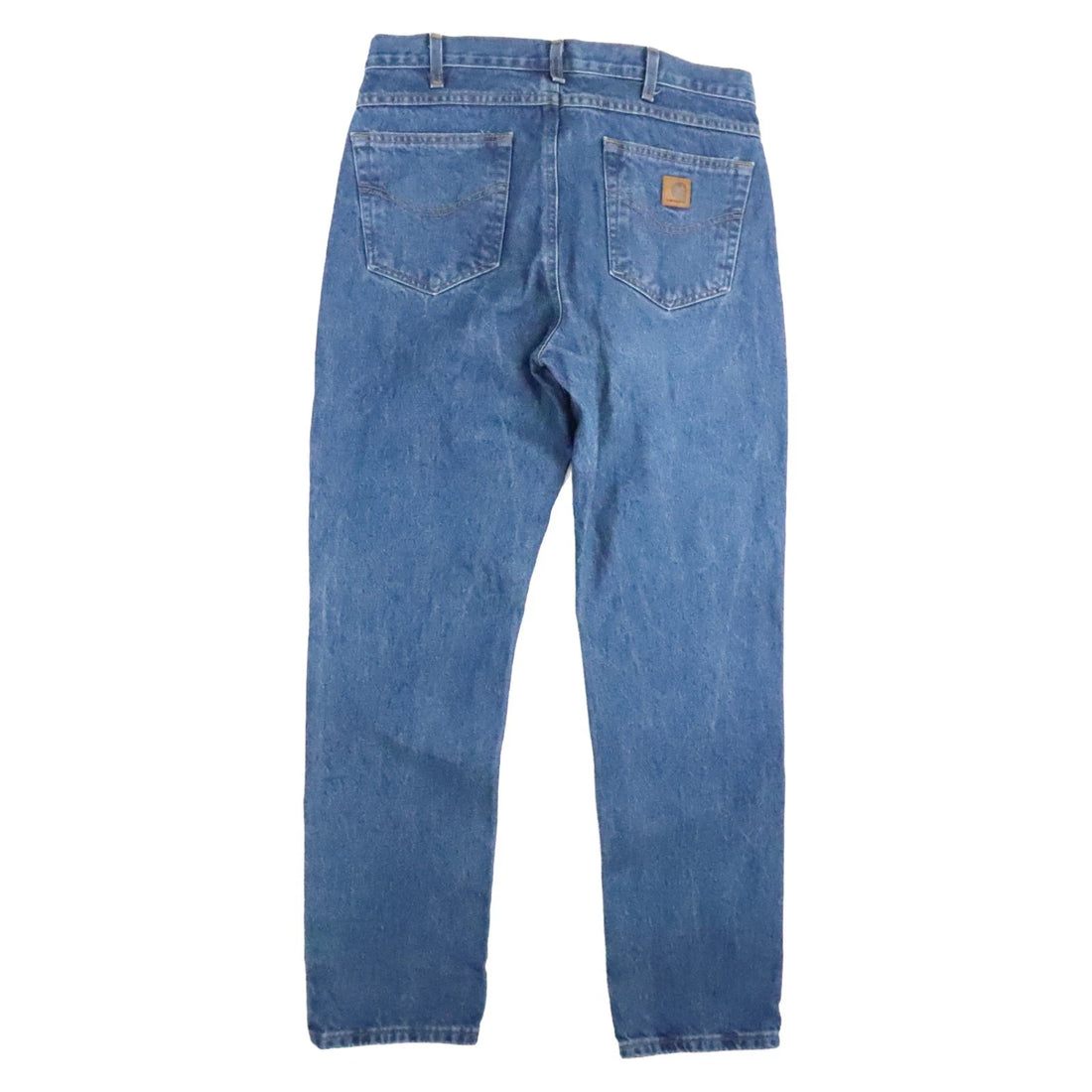 Carhartt Denim Jeans Carpenter Work Pants Size 34 X 32 Blue
