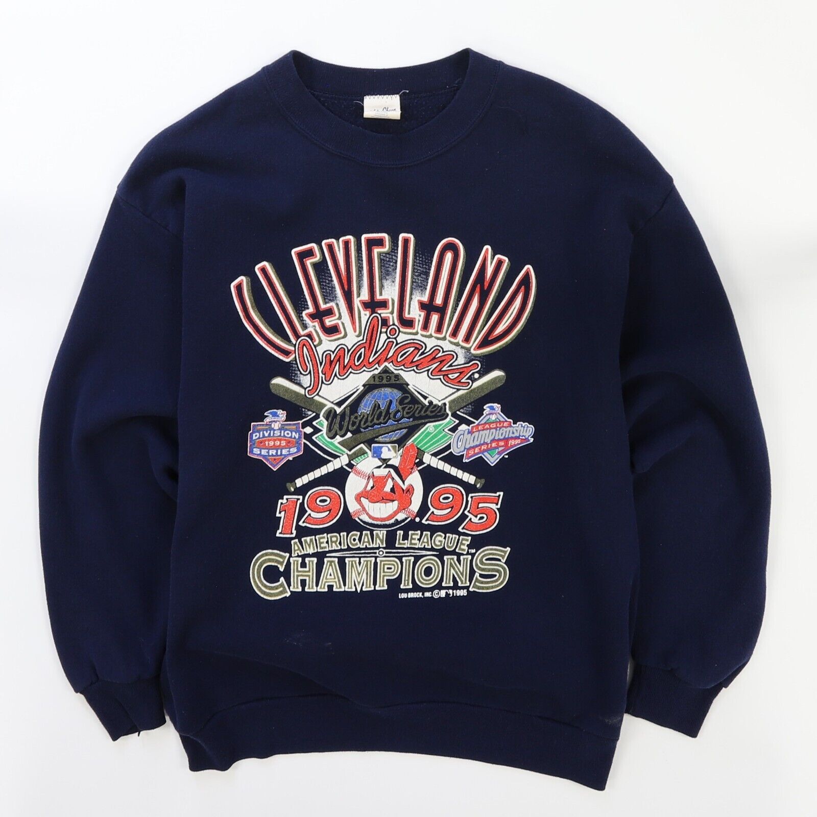 Vintage Cleveland Indians World Series Sweatshirt Large 1995 90s MLB –  Throwback Vault