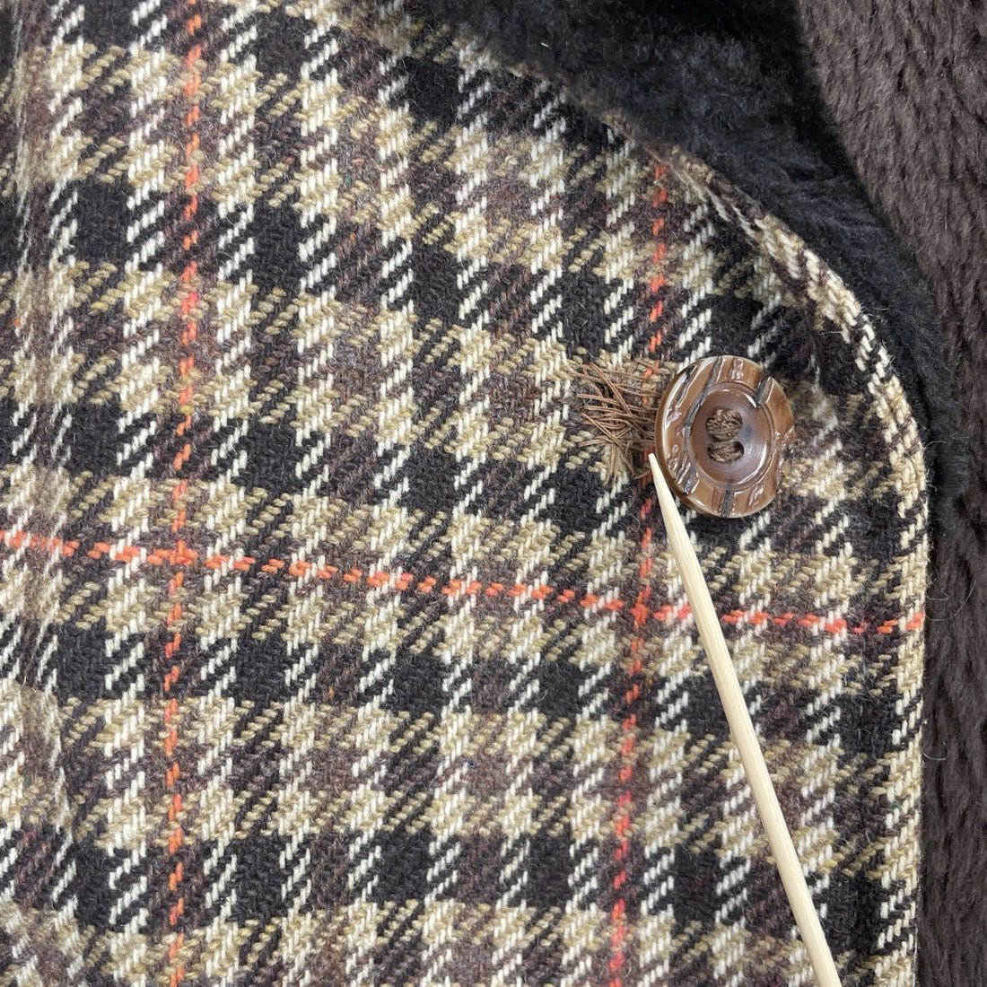 Vintage Climatic Fur Coat Jacket Womens Size 38 Brown