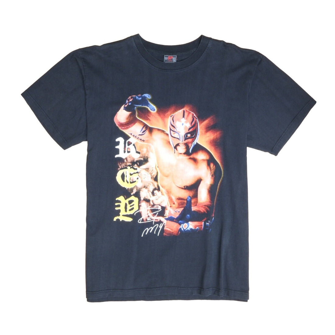 Vintage Rey Mysterio Wrestling T-Shirt Size XL WWE