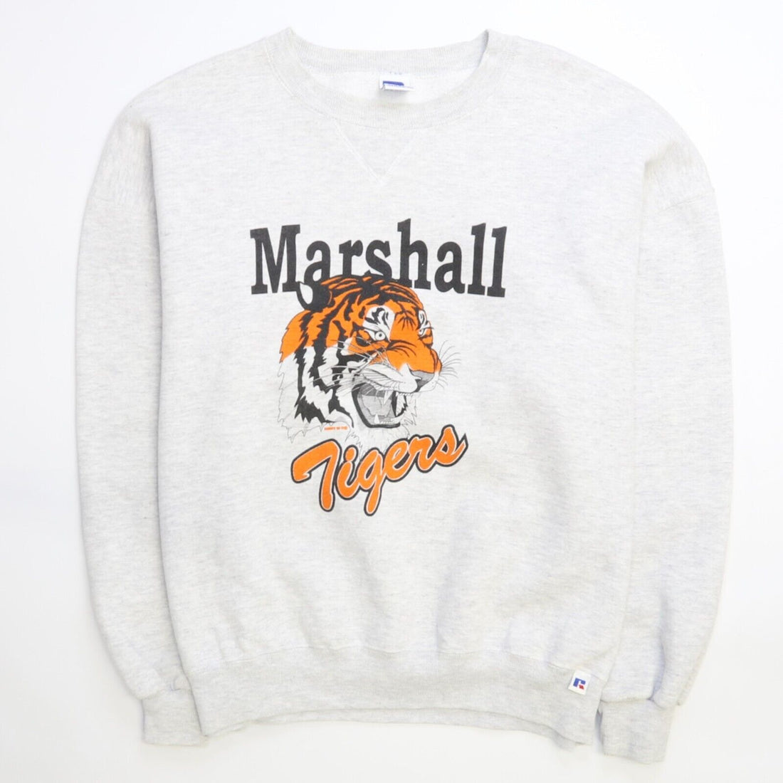 Vintage Marshall Tigers Russell Athletic Crewneck Sweatshirt Size XL 90s