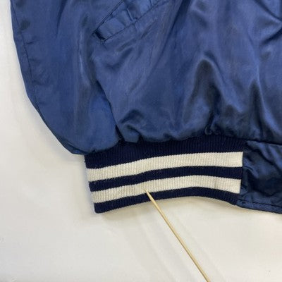 Vintage Bodines Lounge Satin Bomber Jacket Size XL