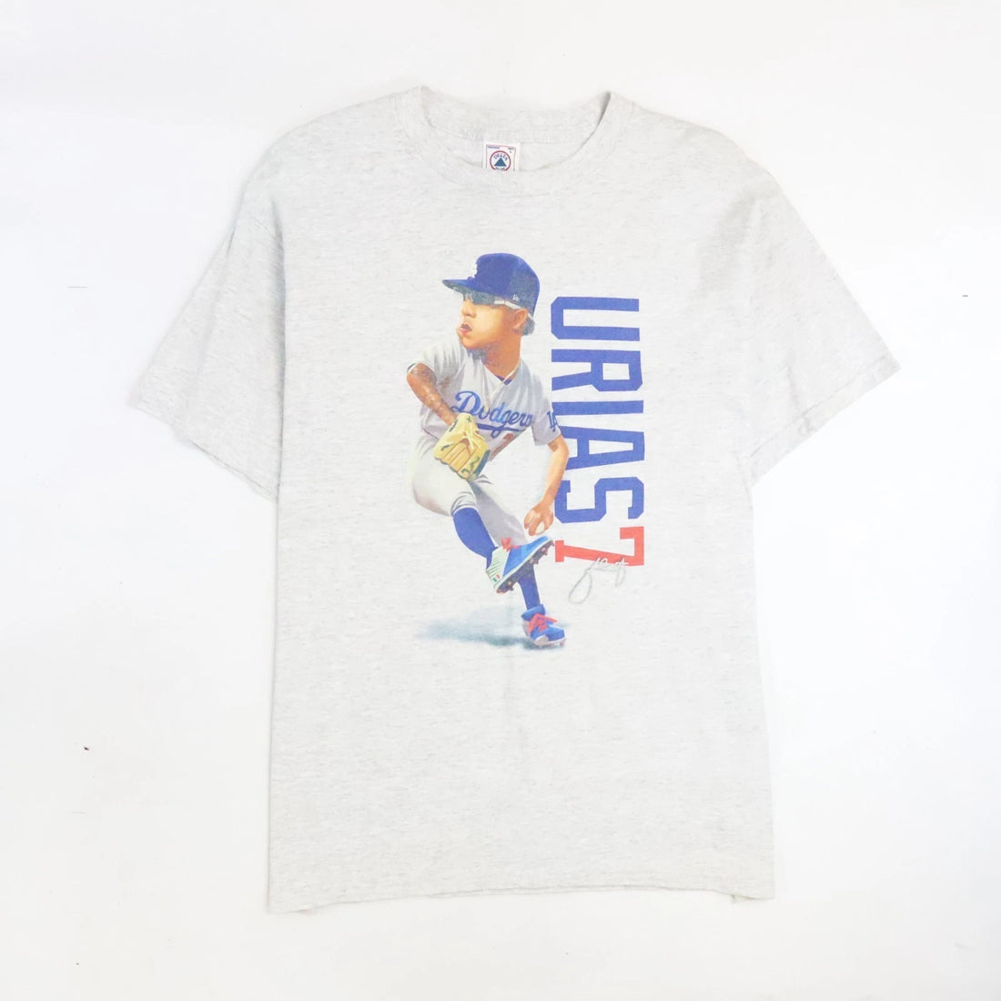 Vintage Los Angeles Dodgers Julio Urias T-Shirt Size Large MLB