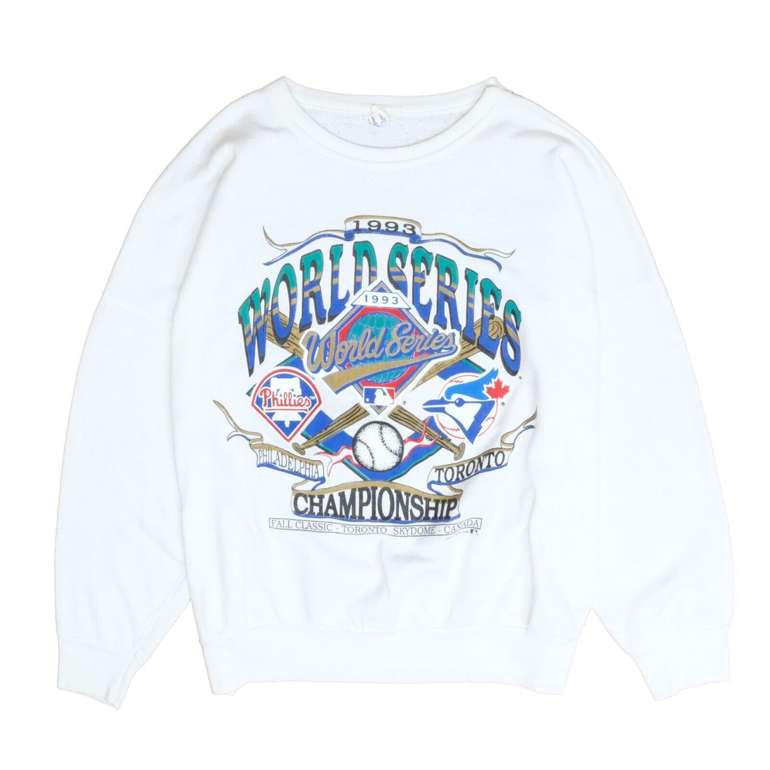 Vintage Toronto Blue Jays 1993 World Series Champions MLB Baseball Shirt  Mens L
